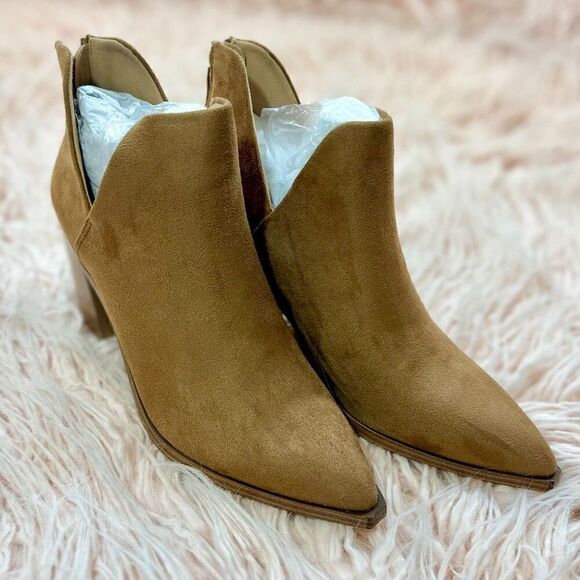 Tan Ankle Boots - Picture 1 of 7